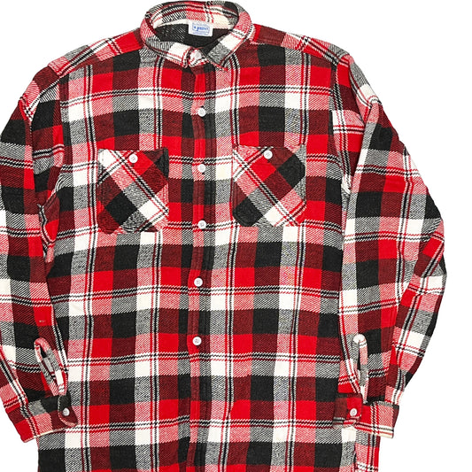 60's BRENT Pile Nel SH マチ付き 好配色チェック Size (L)