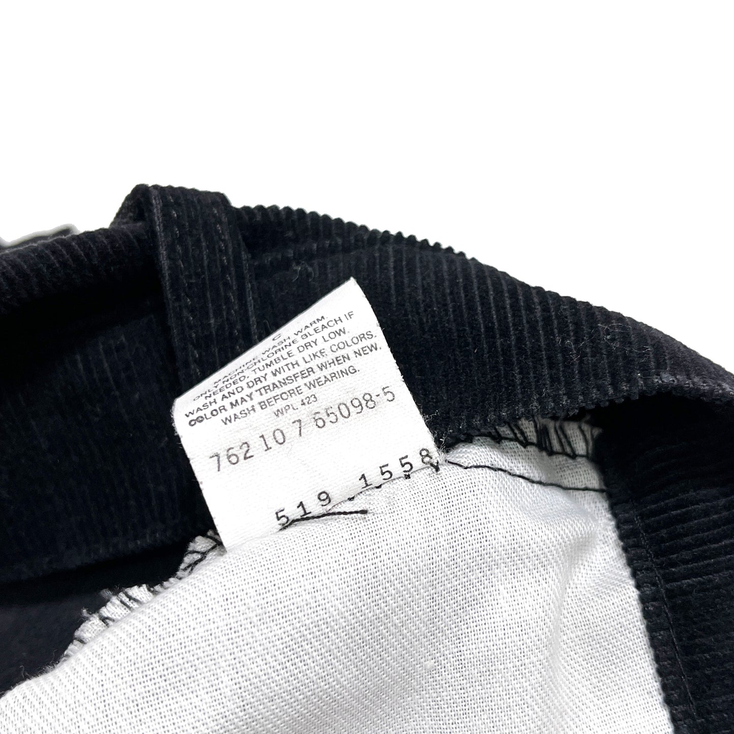 90's Levi's 519 Black Cords PT Size (W33 L31)位