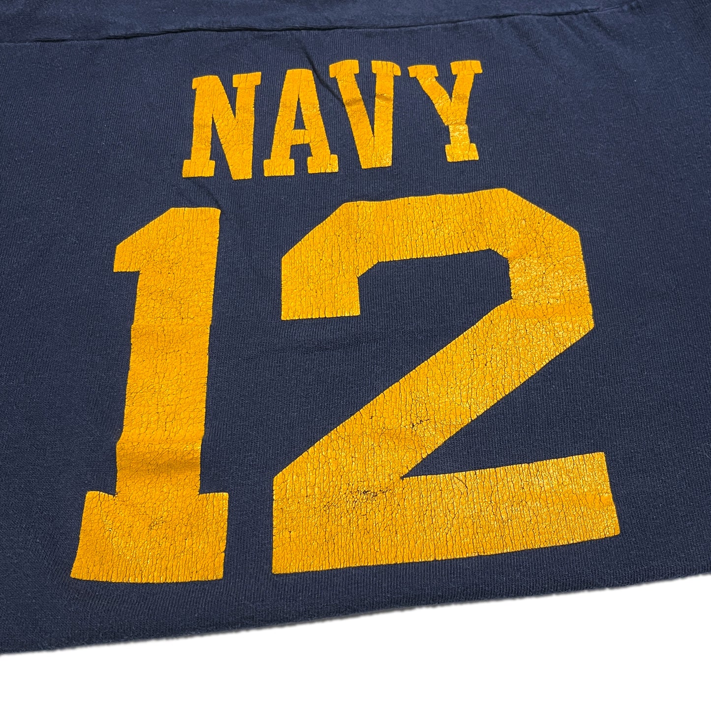 80's Champion Football T "NAVY 12" Size (L)