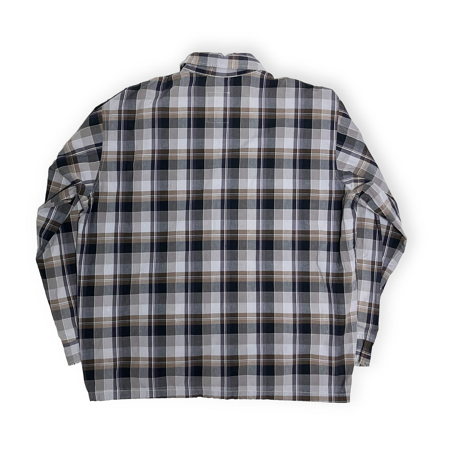 90's Old Stussy 白タグ Coach JKT 好配色チェックパターン Size (L)