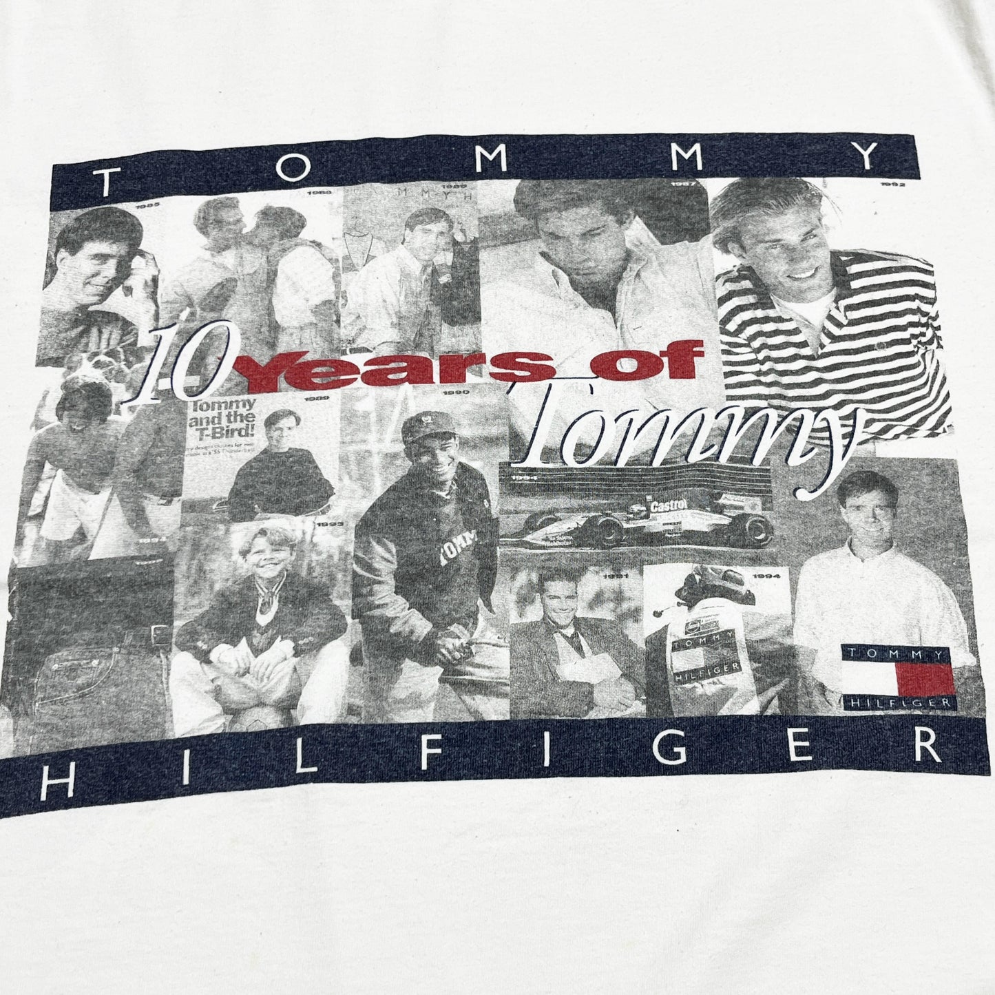 90's Tommy Hilfiger 10周年 anniversary T Size (M) レア!