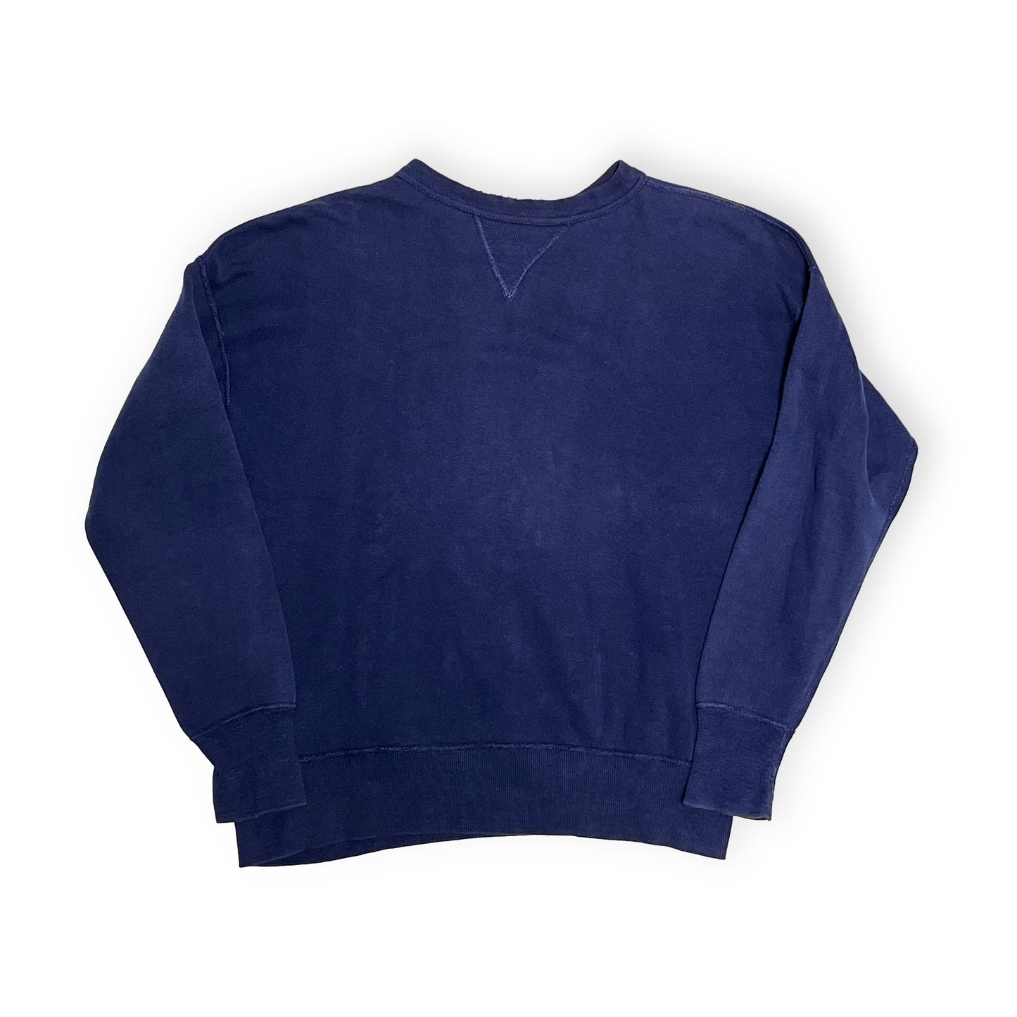50's〜 UnKnown Vintage 前V Sweat "Flocky Back Print" Size (L)位