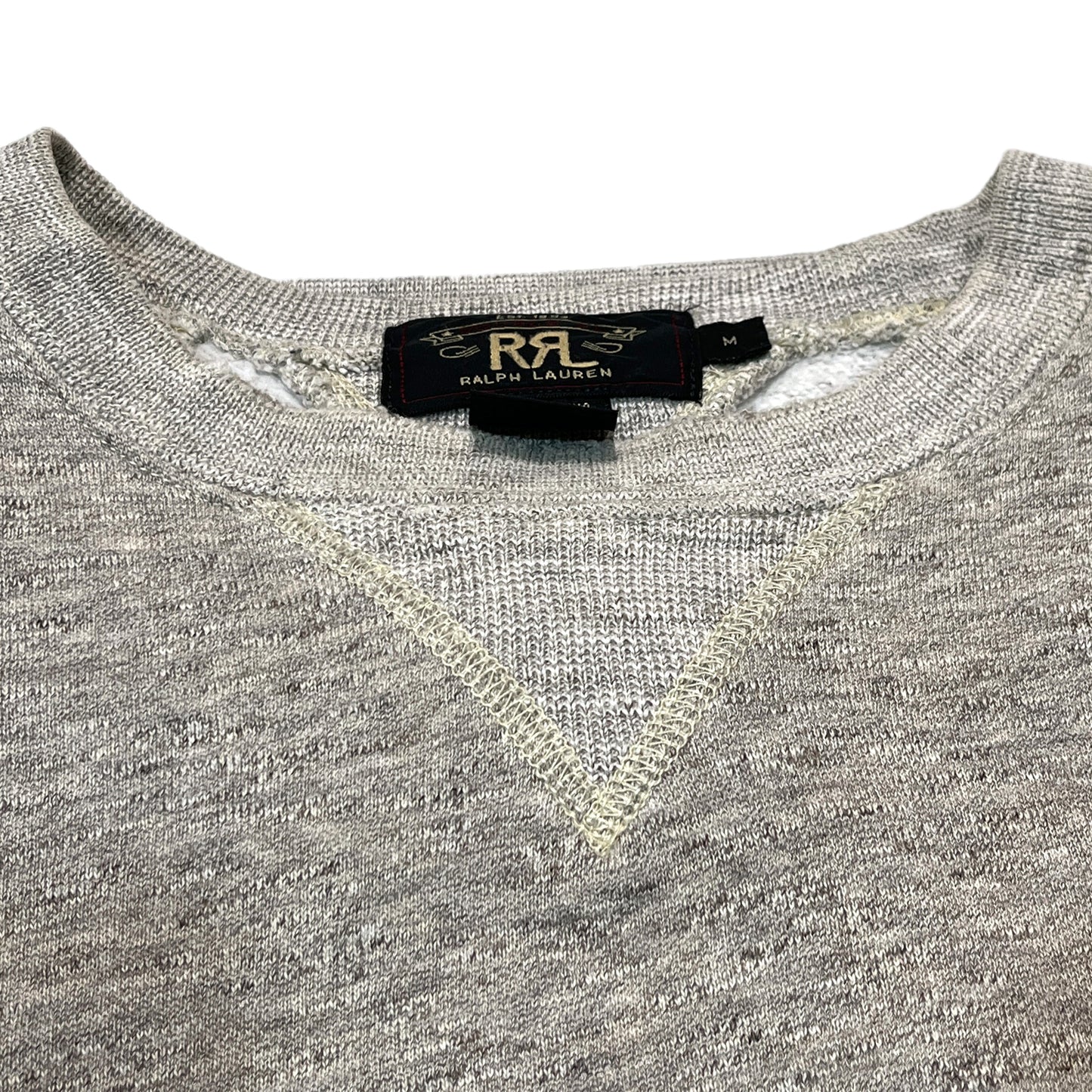 RRL W-V Sweat 霜降りグレー Size (M)
