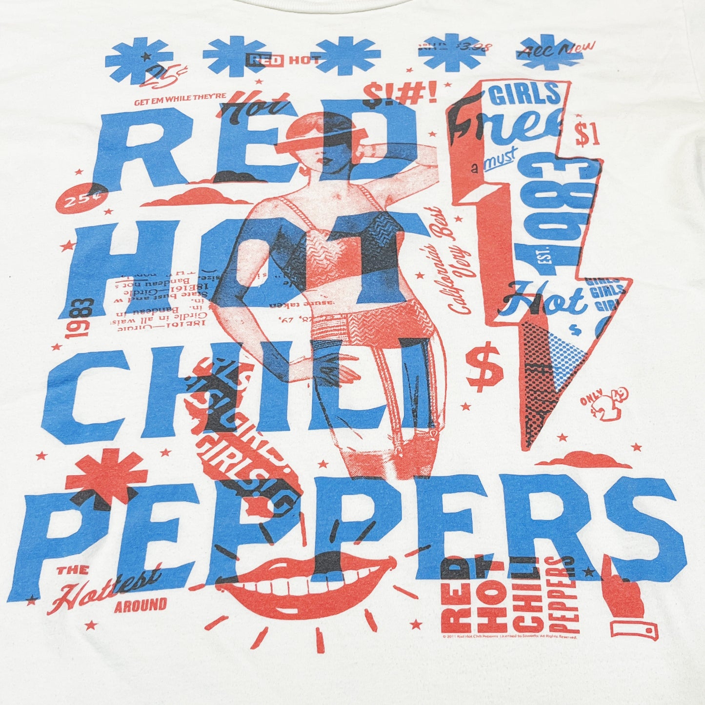 10's Anvil Red Hot Chili Peppers T Size (XL)