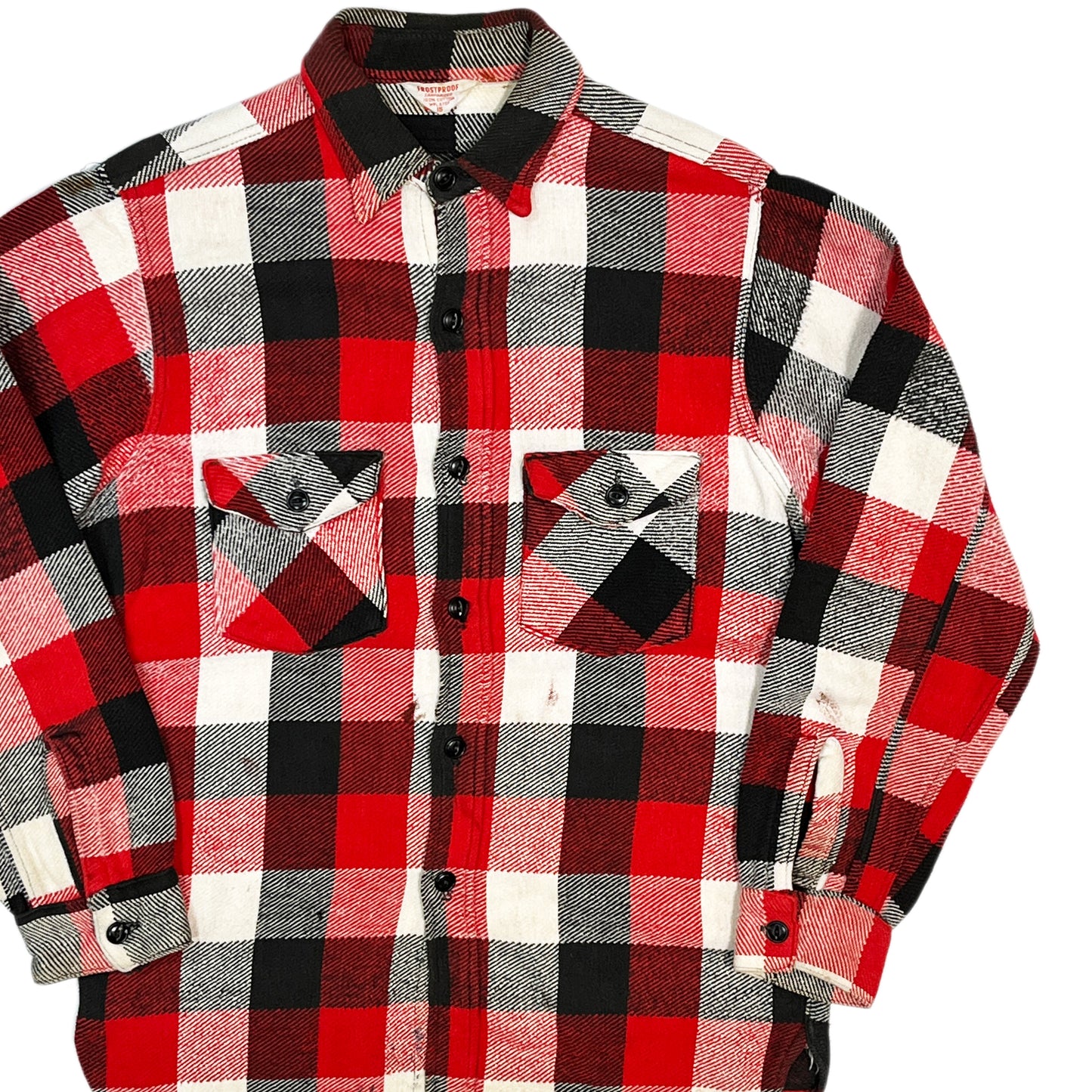60's FROSTPROOF Nel SH マチ付き バッファローチェック Size (15)