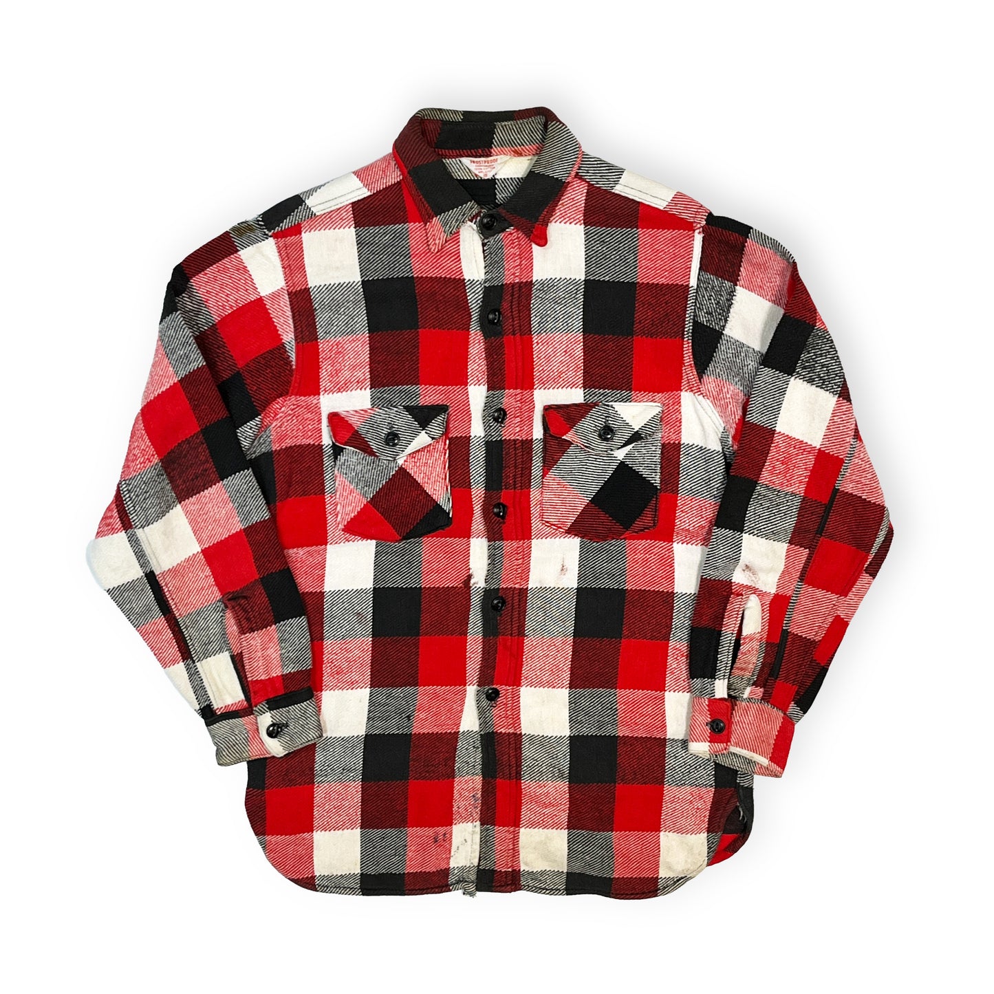 60's FROSTPROOF Nel SH マチ付き バッファローチェック Size (15)