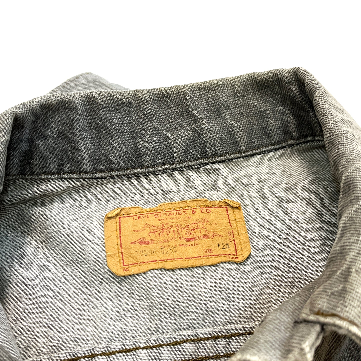 80's Levi's 70506 Black? Denim JKT Size (42R)