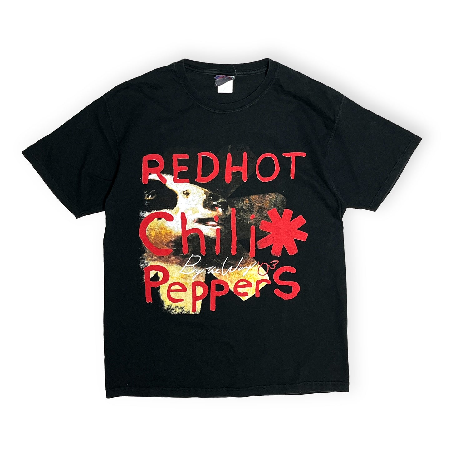 00's JERZEES Red Hot Chili Peppers T "Buy The Way 2003 Tour" Size (L)位