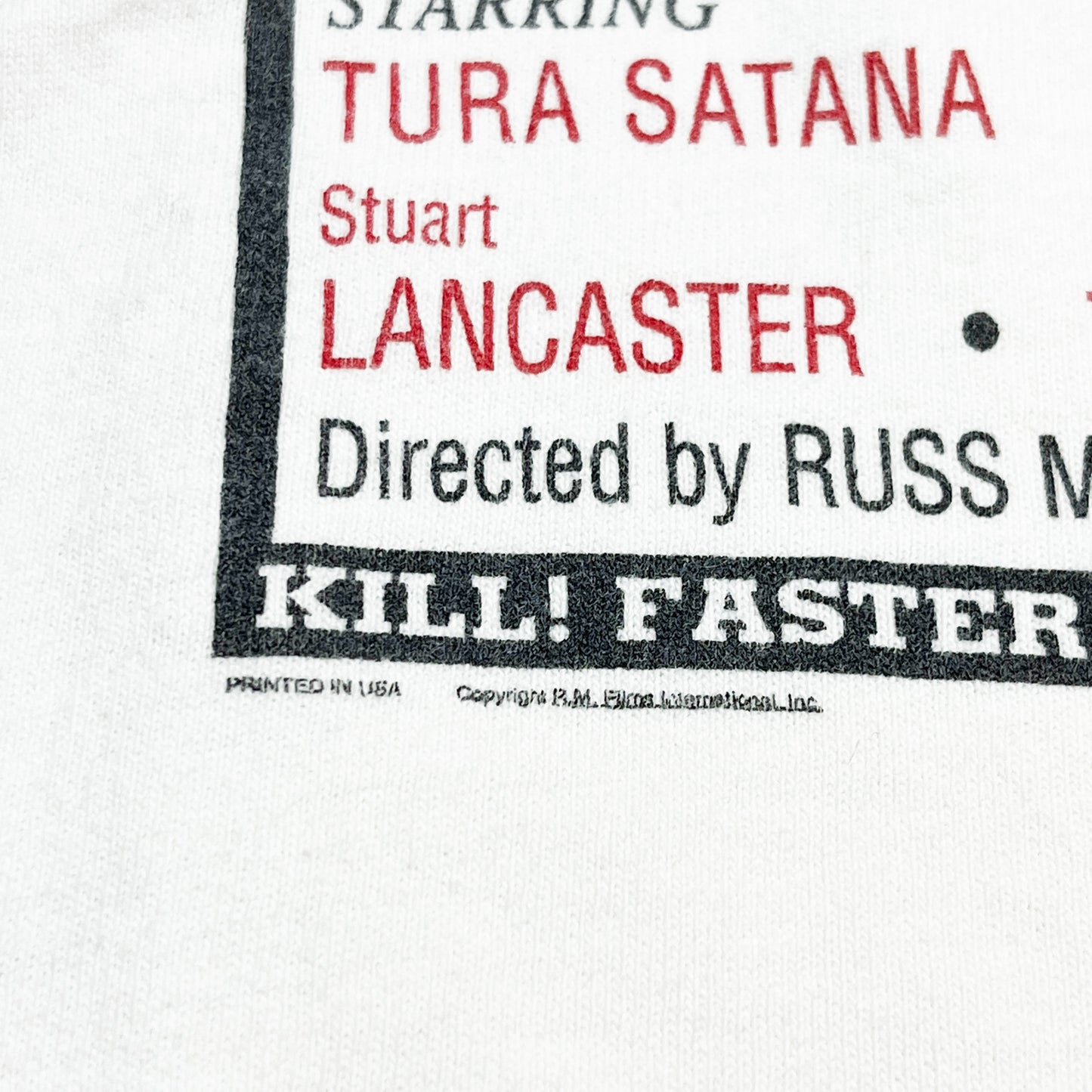 90's FRUIT OF THE LOOM Faster, Pussycat! Kill! Kill! T Size (L)