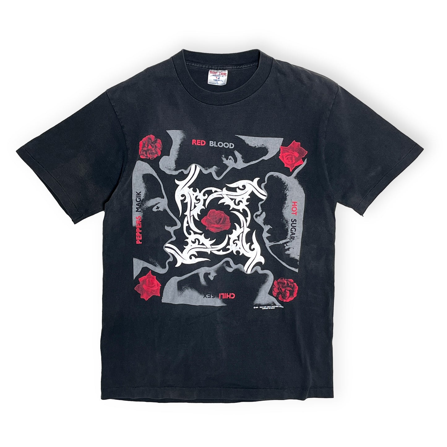 90's SOF Tee Red Hot Chili Peppers T "Blood Sugar Sex Magik" Size (L) レア!