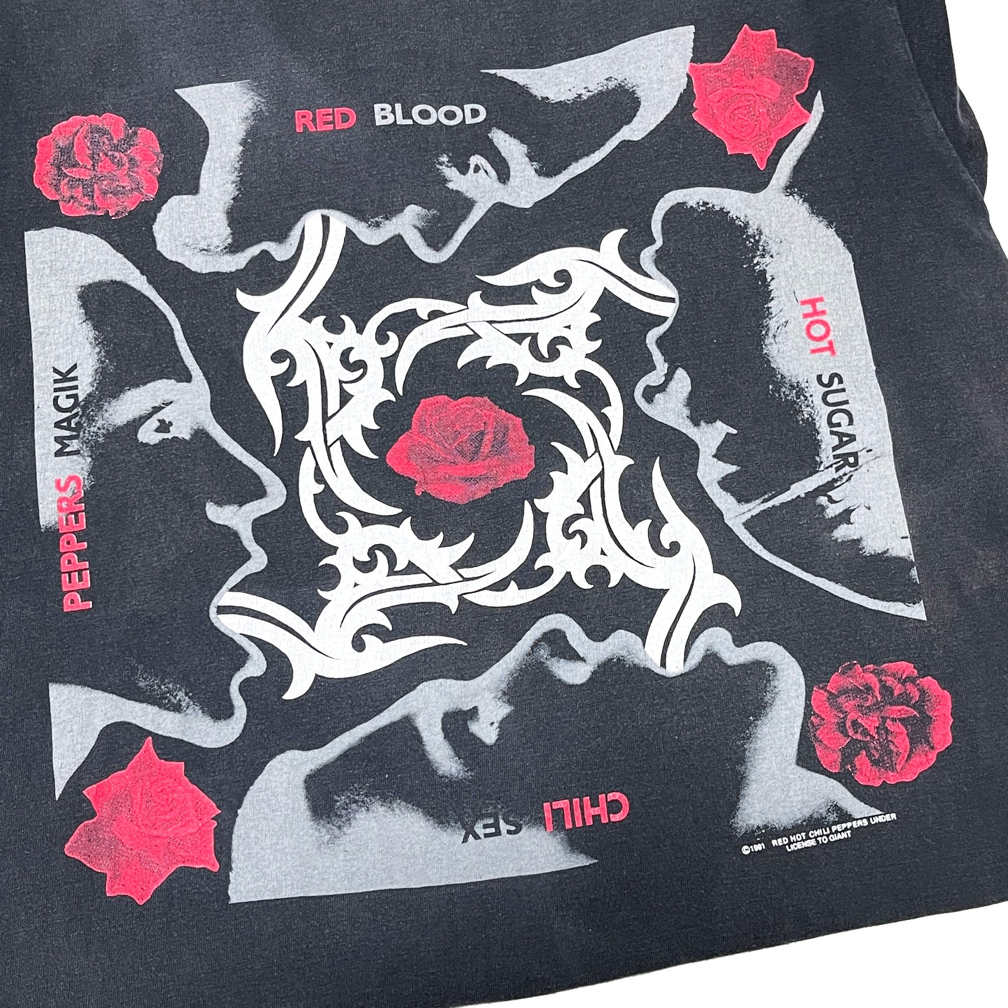 90's SOF Tee Red Hot Chili Peppers T "Blood Sugar Sex Magik" Size (L) レア!