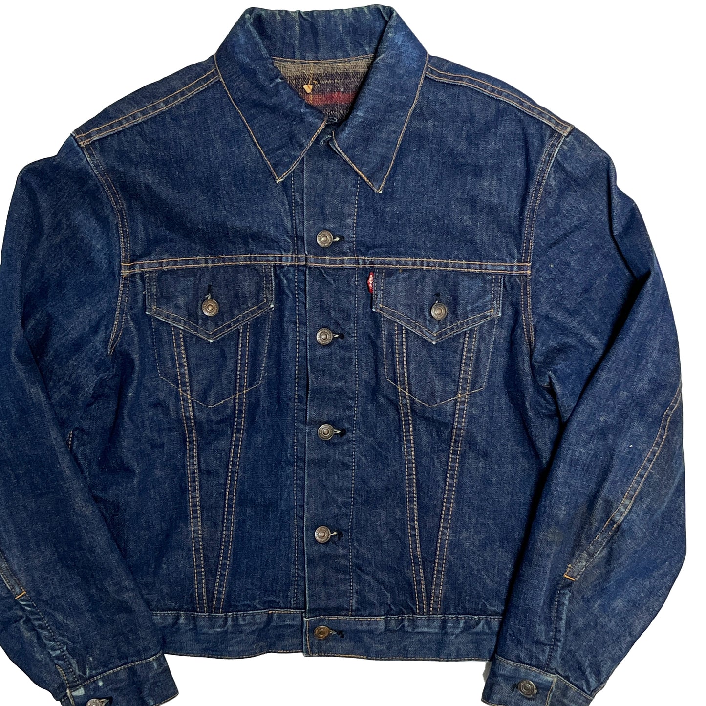 60's〜 Levi's 70505 Big-E ブランケット付き 濃紺 Size (44)位