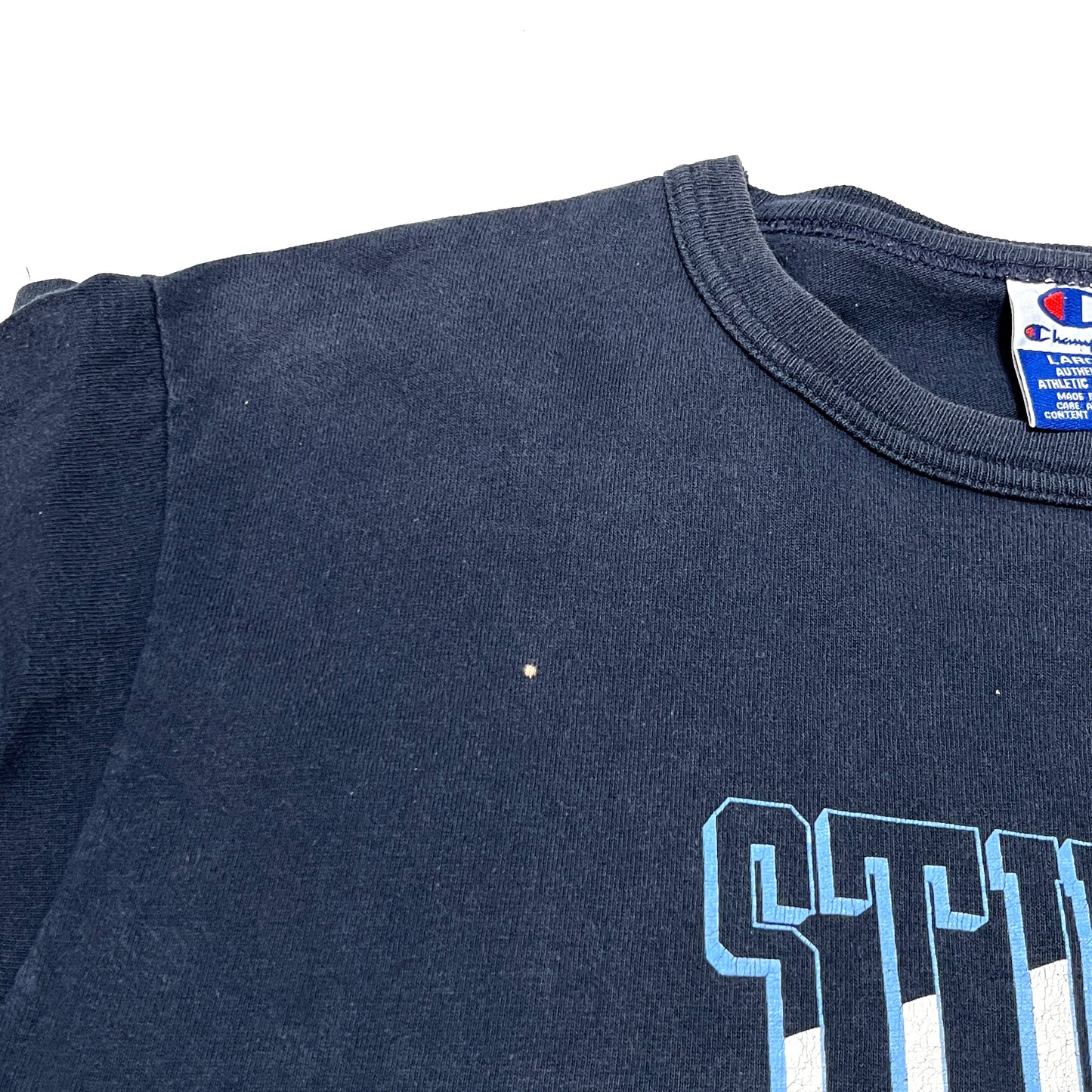 90's〜 Champion X Stussy T ネイビー Size (L)