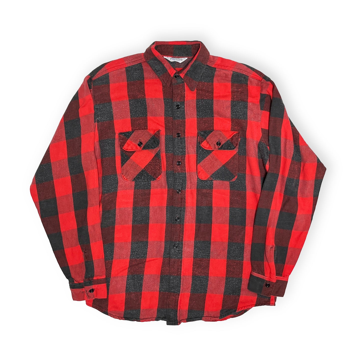 70's FIVEBROTHER Nel SH 赤黒ブロックチェック Size (L-TALL)