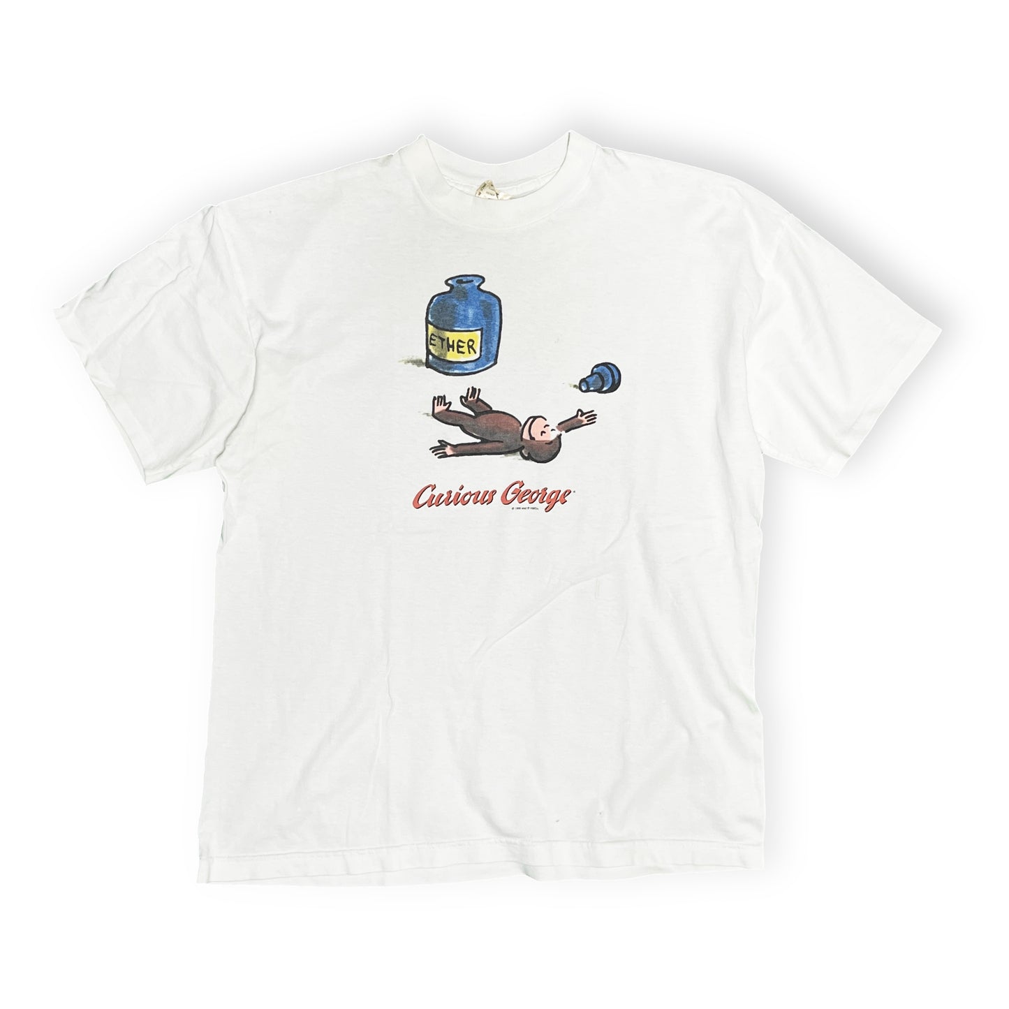 90's CRONIES Currious George おさるのジョージ T Size (XL)