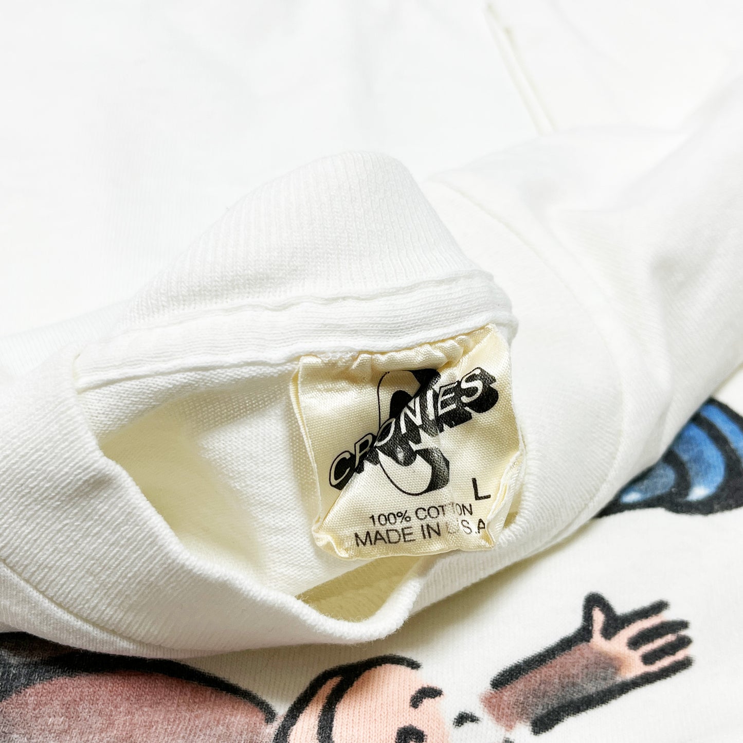 90's CRONIES Currious George おさるのジョージ T Size (XL)