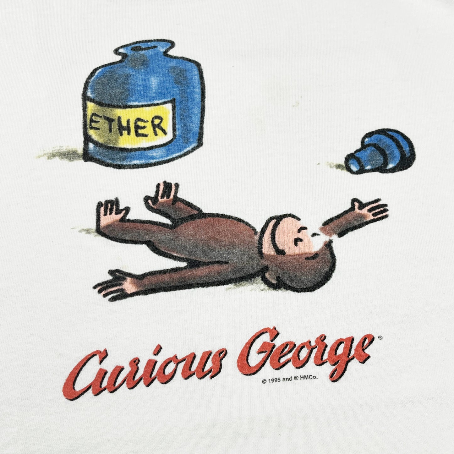 90's CRONIES Currious George おさるのジョージ T Size (XL)