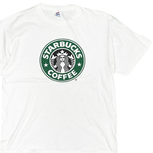 90's〜 JERZEES Starbucks T Size (L)