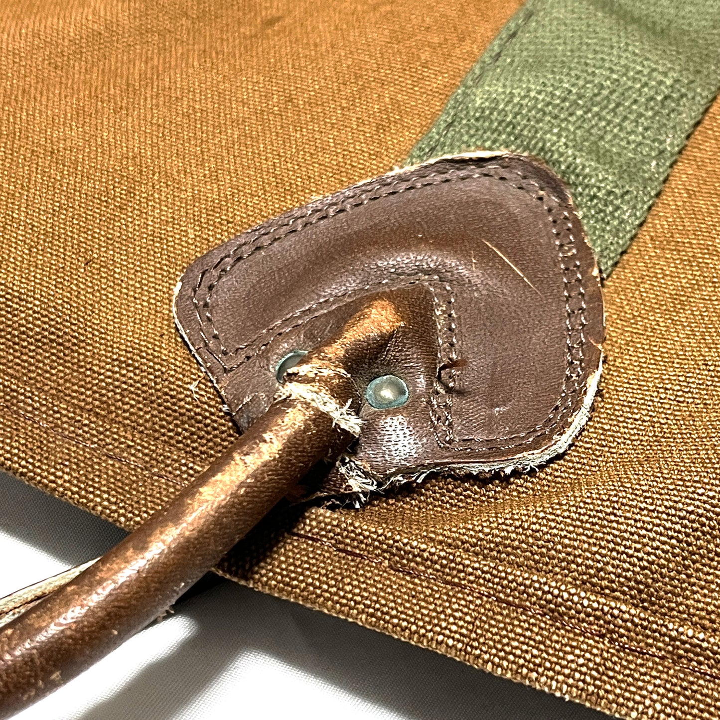 80's L.L.Bean TOTE ブラウン レザーハンドル Size (Large) 激レア!
