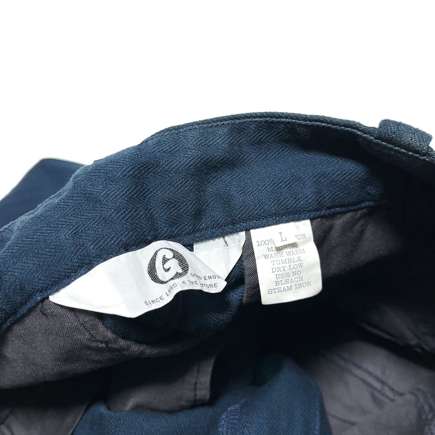 90's GOOD ENOUGH Cotton Shorts ネイビー Size (W32.5)位