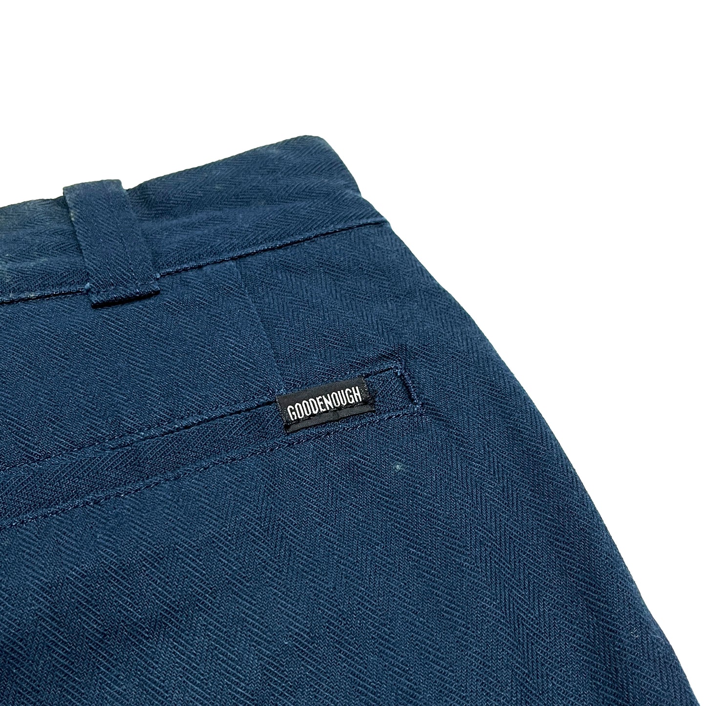 90's GOOD ENOUGH Cotton Shorts ネイビー Size (W32.5)位