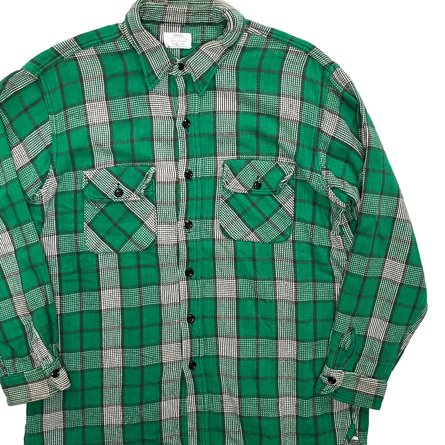 60's Sears Nel SH マチ付き 好配色パターン Size (L) ビッグサイズ!