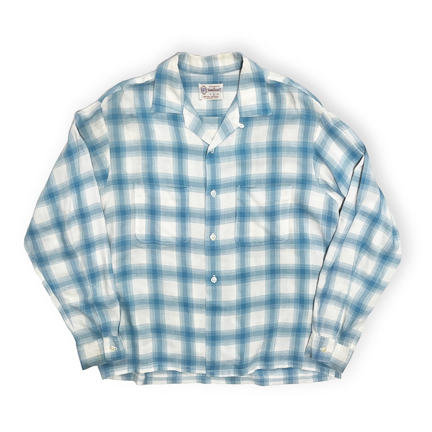 60's TOWN CRAFT L/S SH 好配色チェックパターン Size (L)