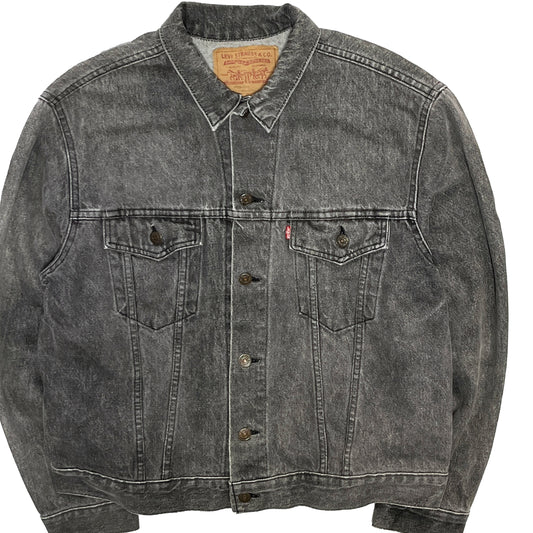 80's〜 Levi's 75505 Black Denim JKT Size (46)位 カナダ製