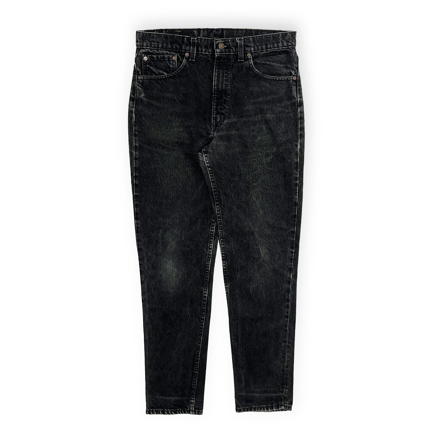 90's Levi's 512 Black Denim PT SLIM FIT TAPERED Size (W34 L32)位 レア!