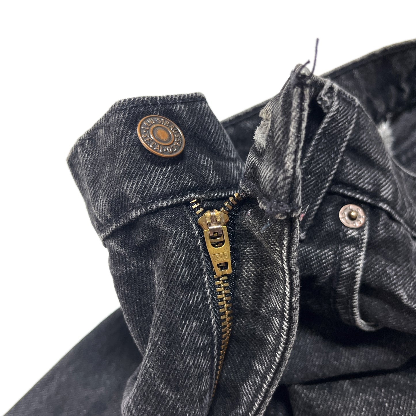 90's Levi's 512 Black Denim PT SLIM FIT TAPERED Size (W34 L32)位 レア!