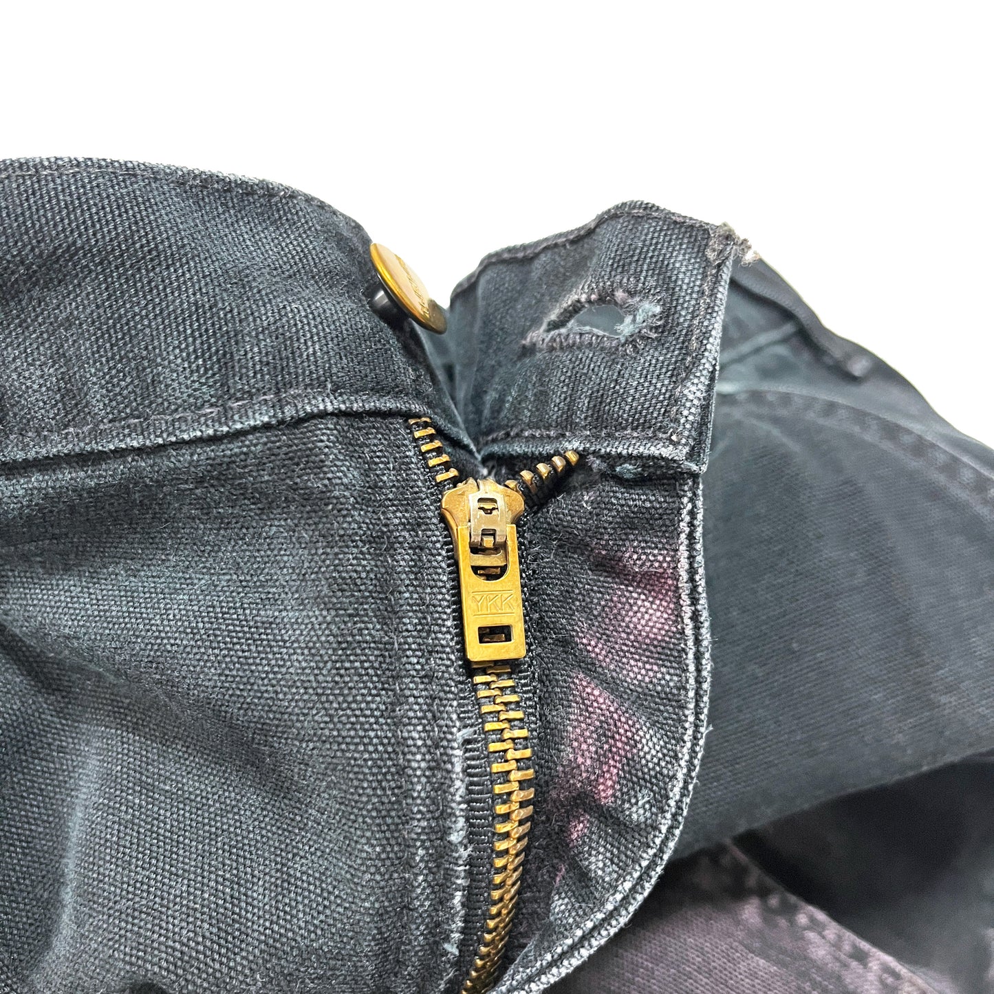 アメリカ製 Carhartt ダブルニー ペインターPT ブラック Size (W33 L30)位