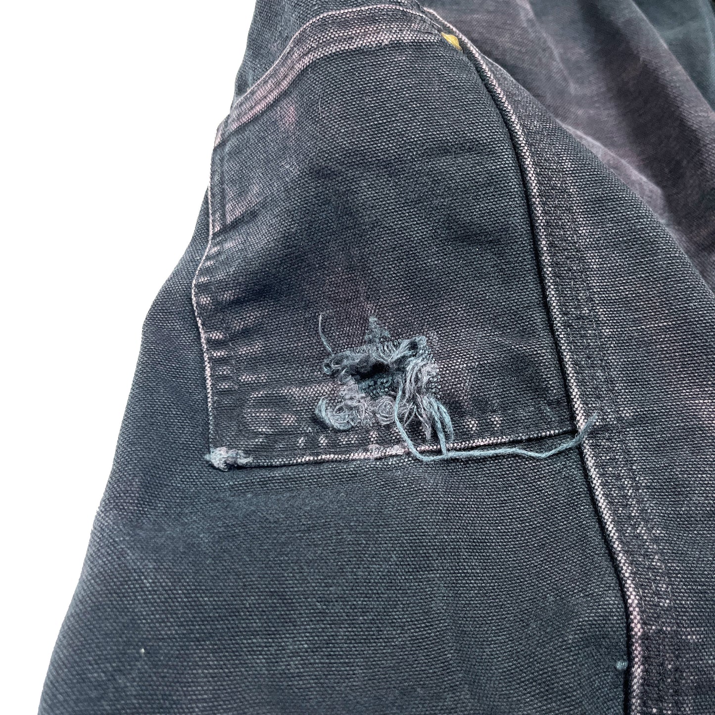 アメリカ製 Carhartt ダブルニー ペインターPT ブラック Size (W33 L30)位