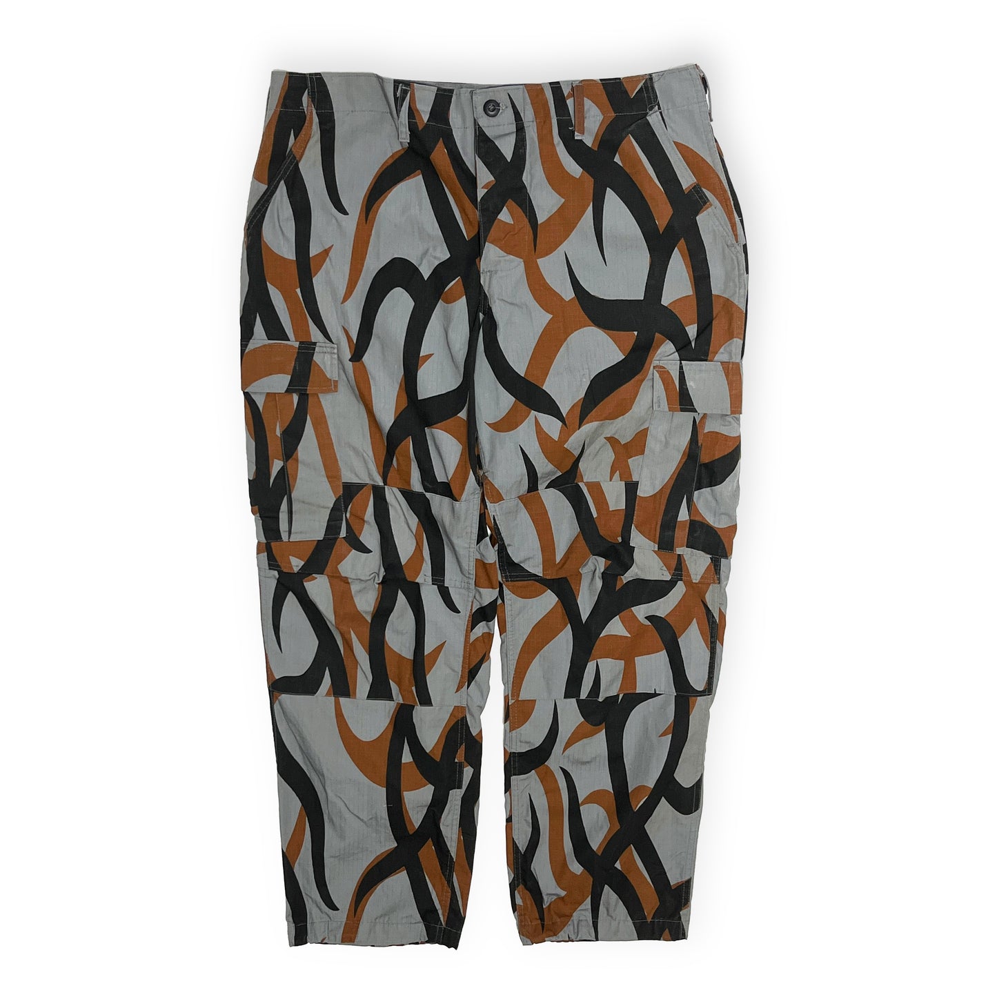 80's〜 ASAT TROUSERS COMBAT TRIBAL Camo Pattern PT Size (L-R) Almost Deadstock