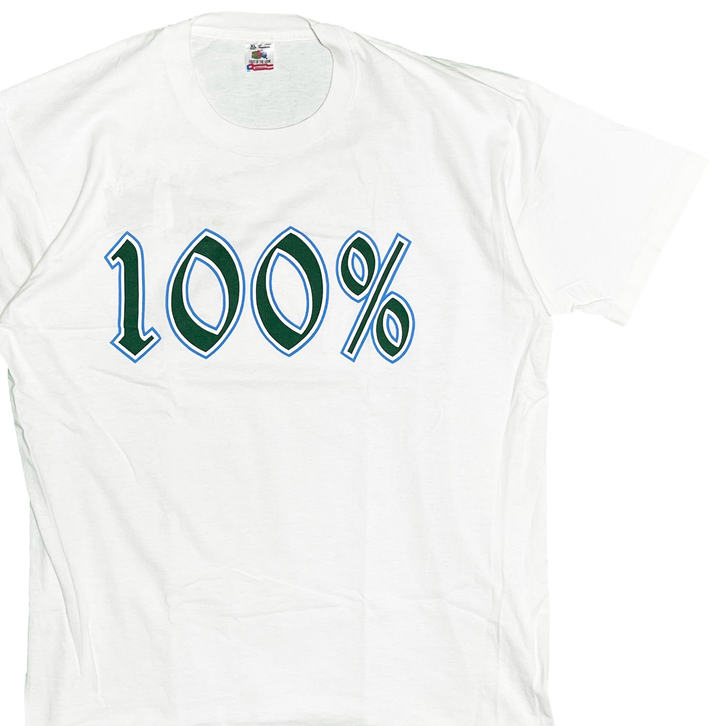 90's FRUIT OF THE LOOM "100%" T Size (XL)
