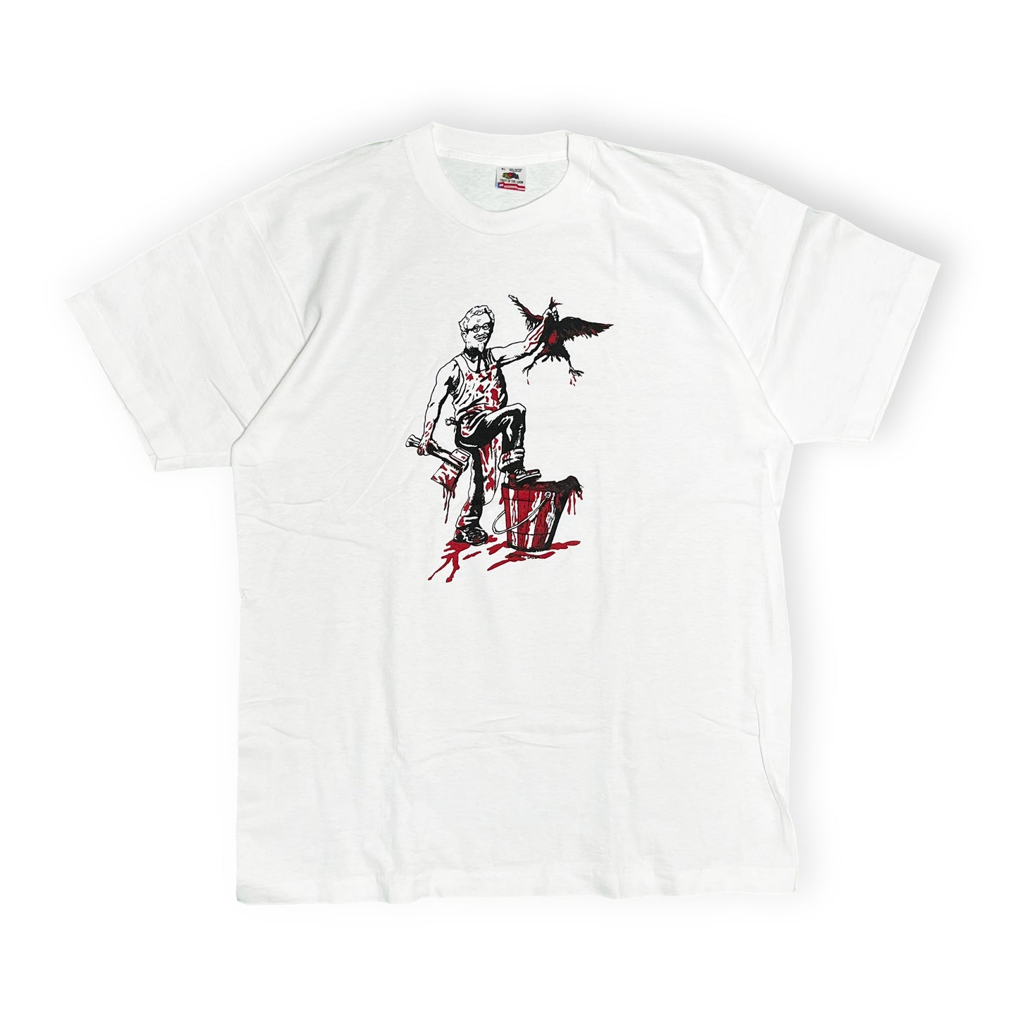 90's FRUIT OF THE LOOM KFC カーネル・サンダース パロディー T Size (XL)