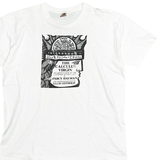 90's FRUIT OF THE LOOM d’Arcy Hayman "The Calculus Virgin" T Size (XL)