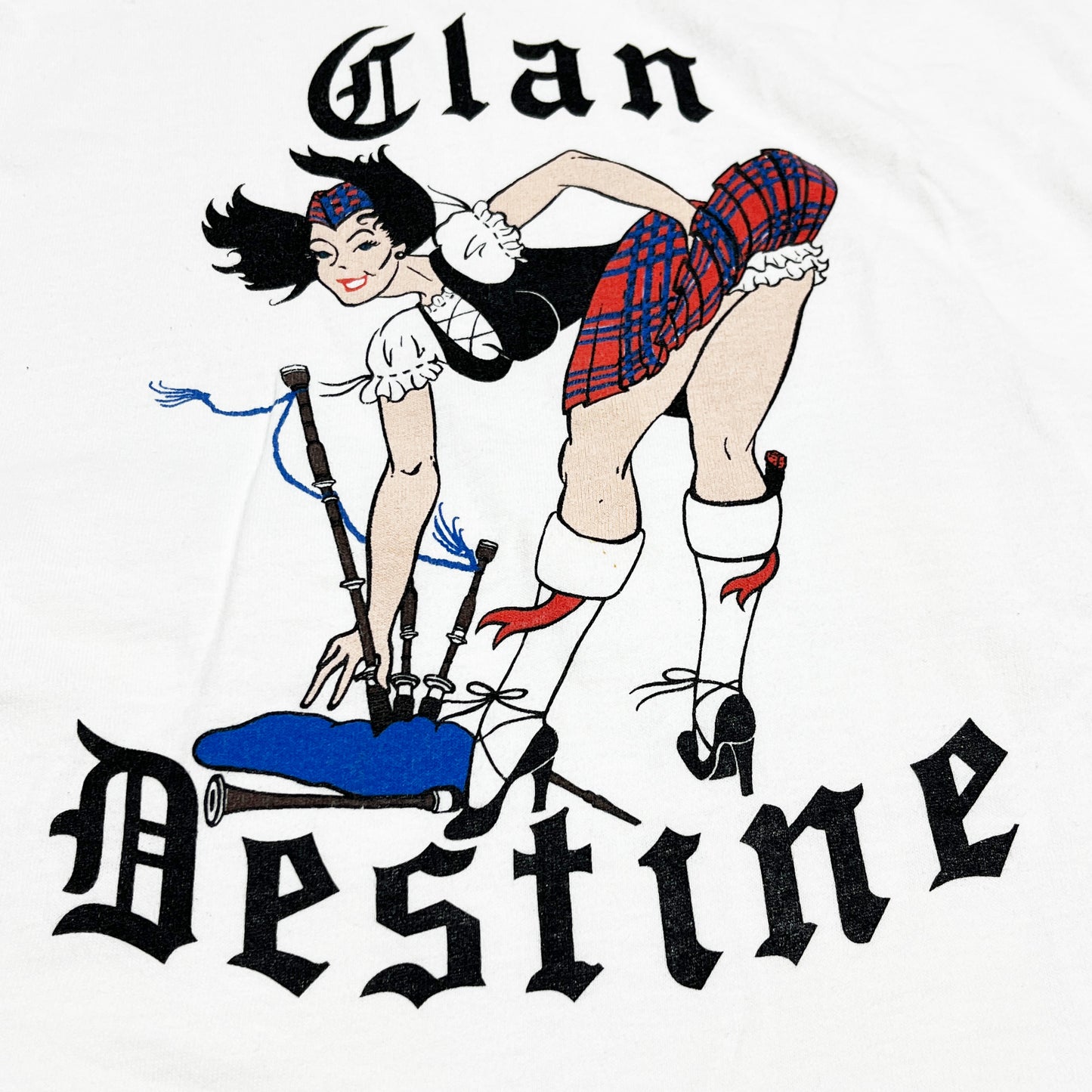 90's FRUIT OF THE LOOM "Clan Destine" T Size (XL)