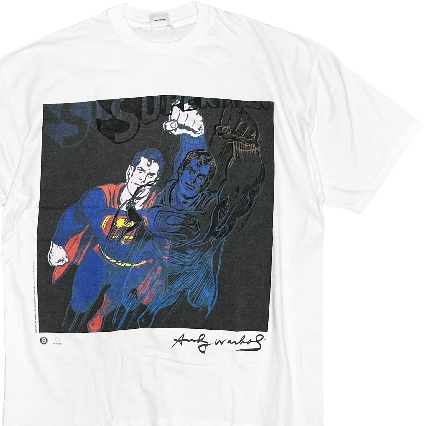 90's te Neus Andy Warhol T "Superman" Size (XL) レア!