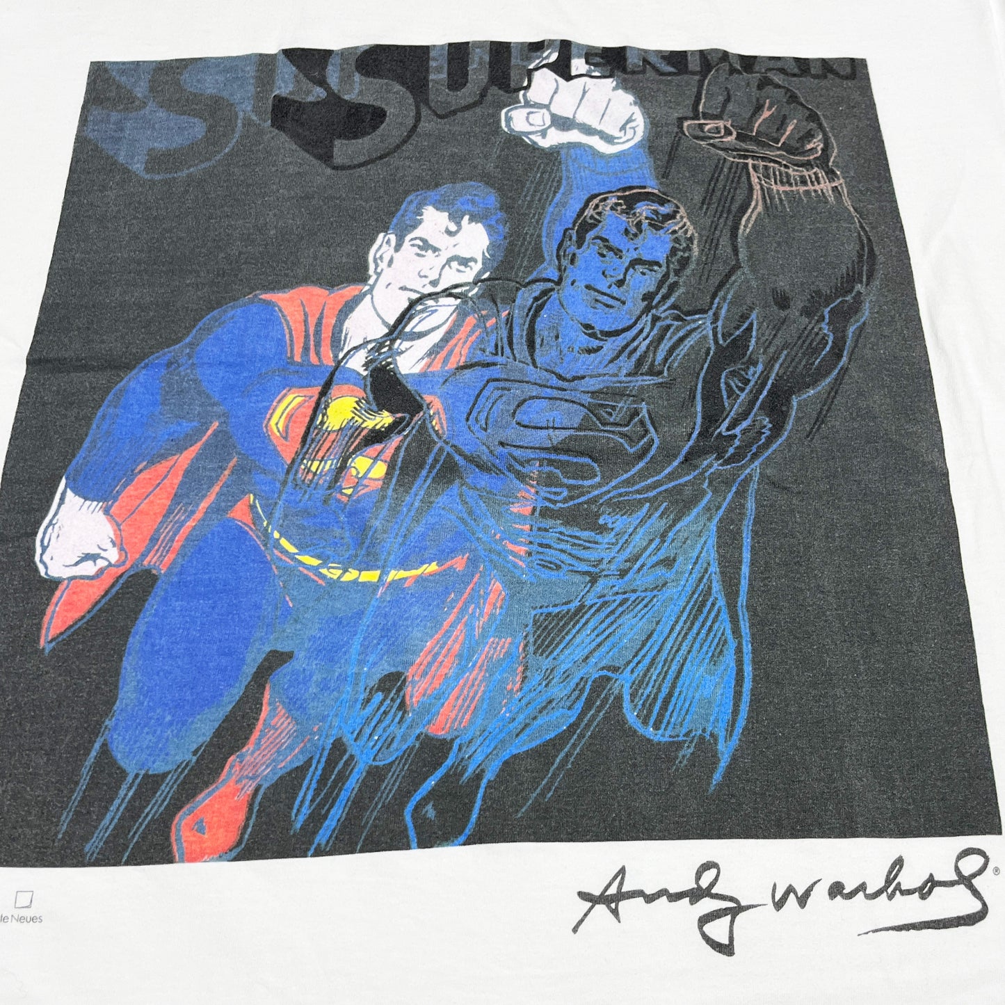 90's te Neus Andy Warhol T "Superman" Size (XL) レア!