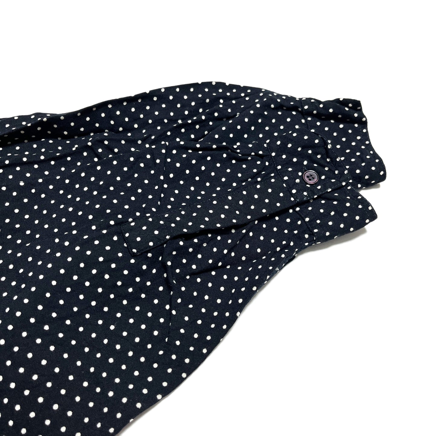 90's〜 Rayon Dot L/S SH Size (XL) UAE製