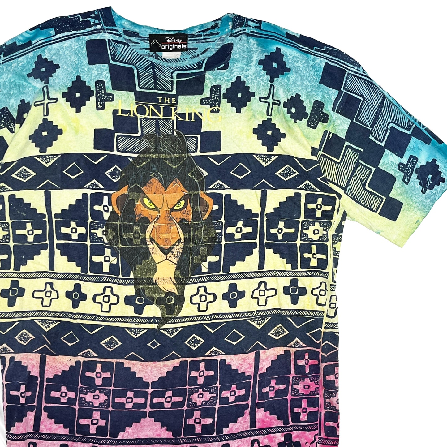 90's Disney THE LION KING T "Scar" Size (XL) レア!