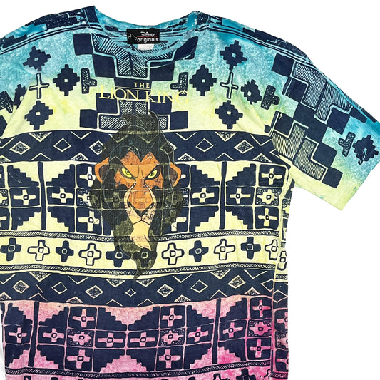 90's Disney THE LION KING T "Scar" Size (XL) レア!