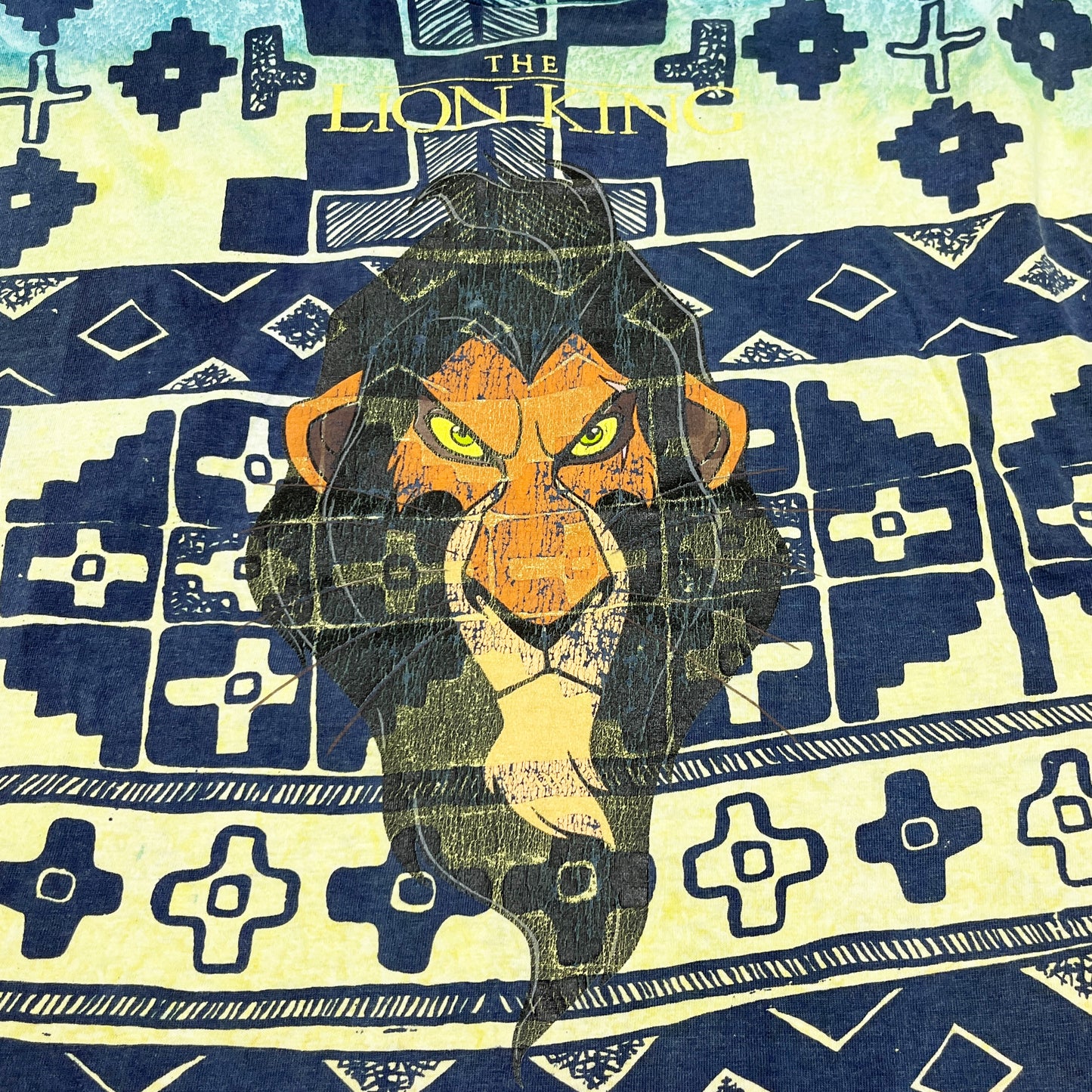 90's Disney THE LION KING T "Scar" Size (XL) レア!