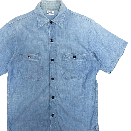 50's〜 Seras Chambray S/S Work SH Size (ML)位