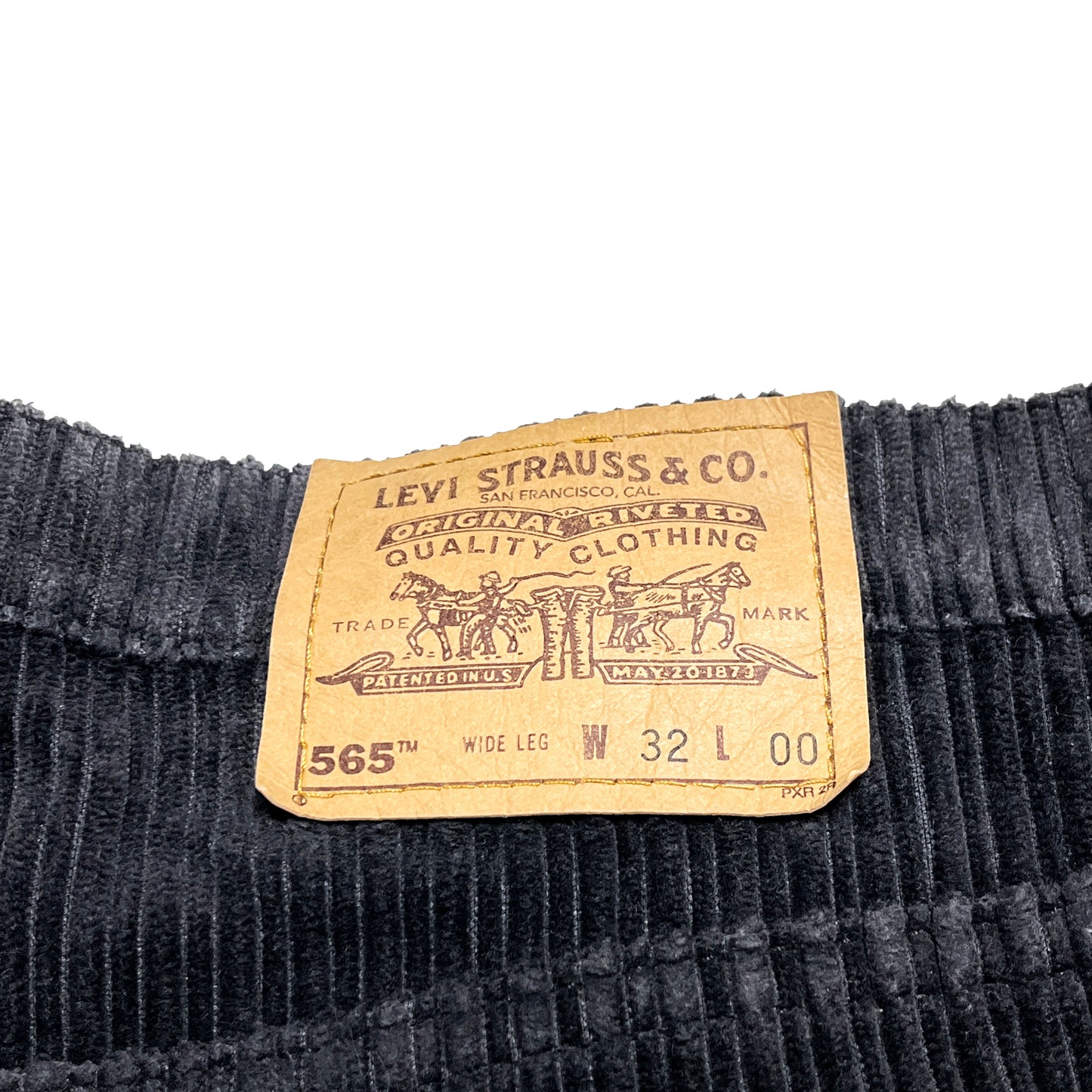90's Levi's 565 Black Cords オリジナル Shorts Size (W33)位