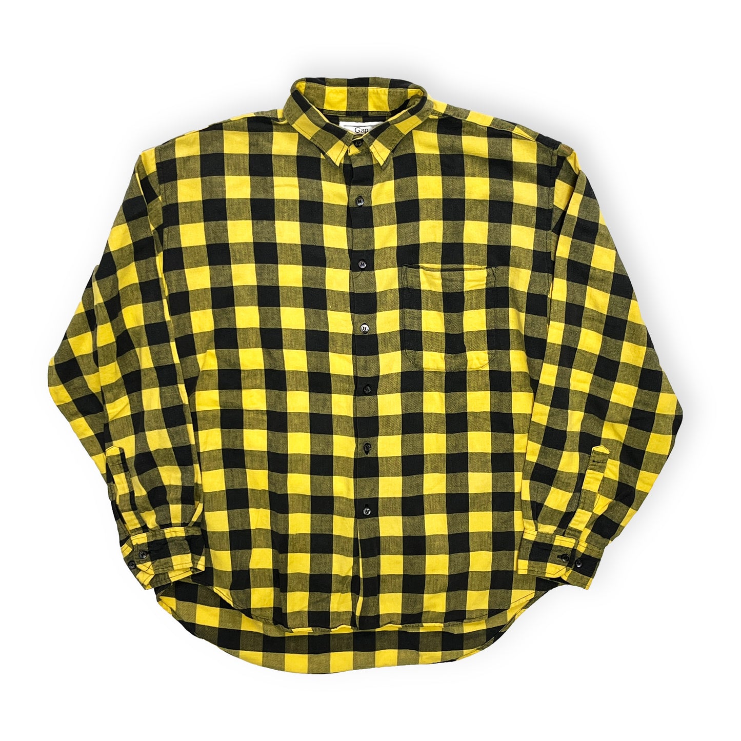 80's〜 Old Gap L/S コットン SH 好配色チェックパターン Size (L)