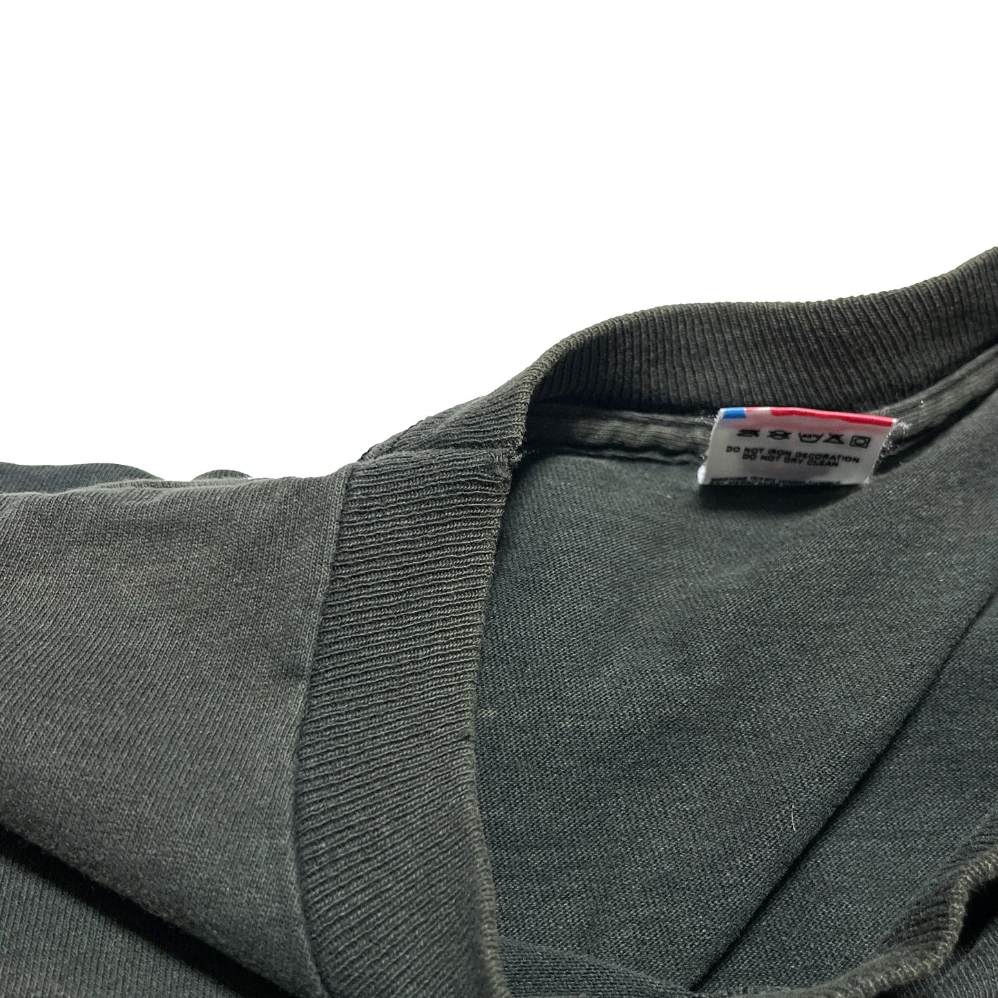 90's FRUIT OF THE LOOM Pocket T Black Size (XXL)