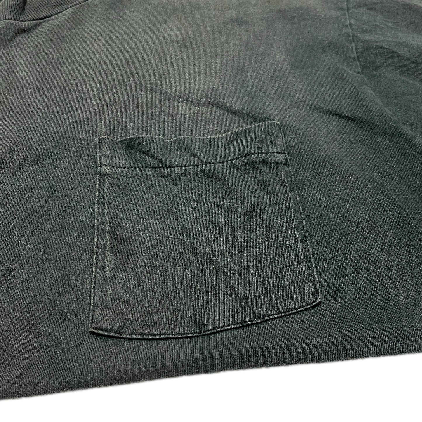 90's FRUIT OF THE LOOM Pocket T Black Size (XXL)