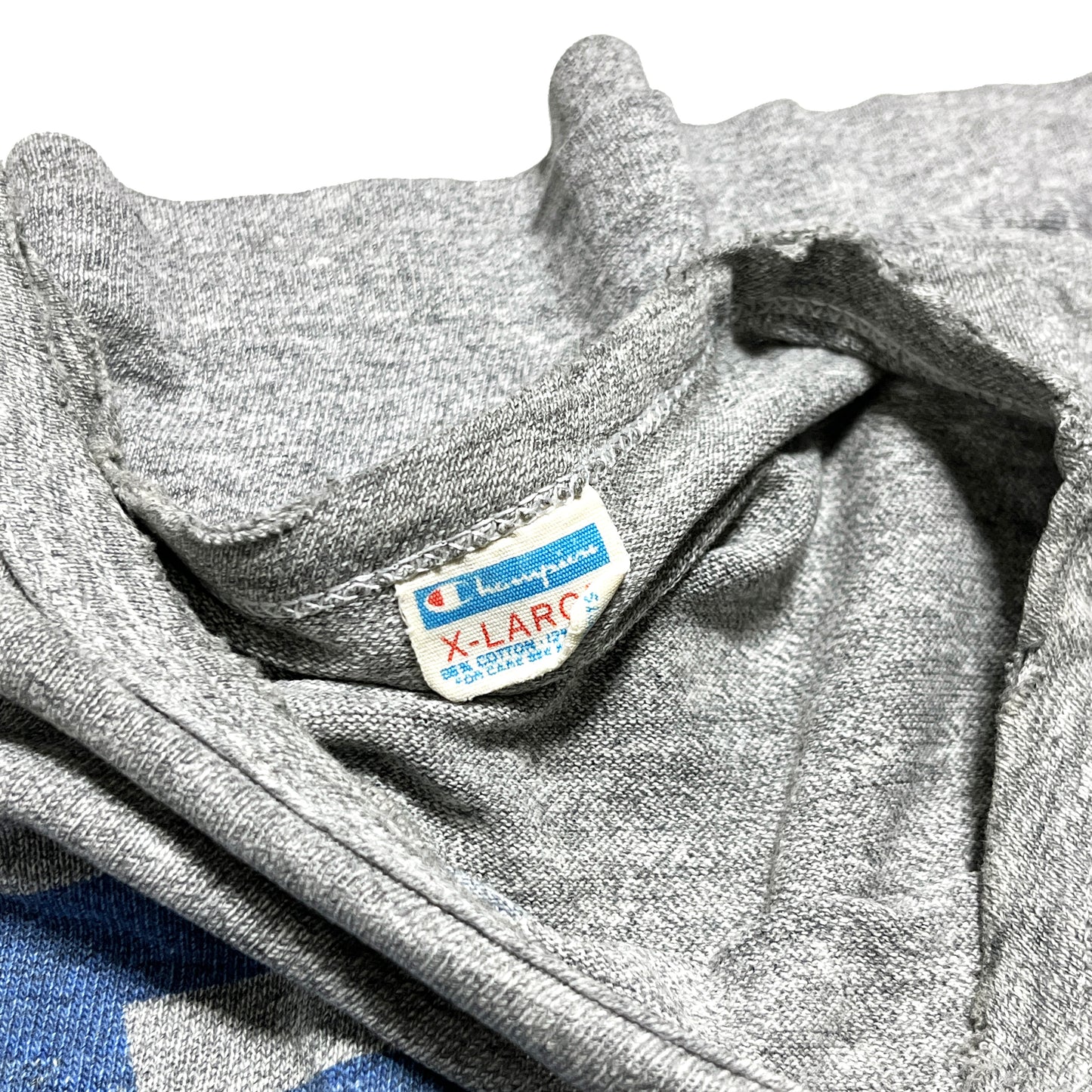 70's Champion バータグ T "I.S.U. 79" 染み込みプリント Size (XL)