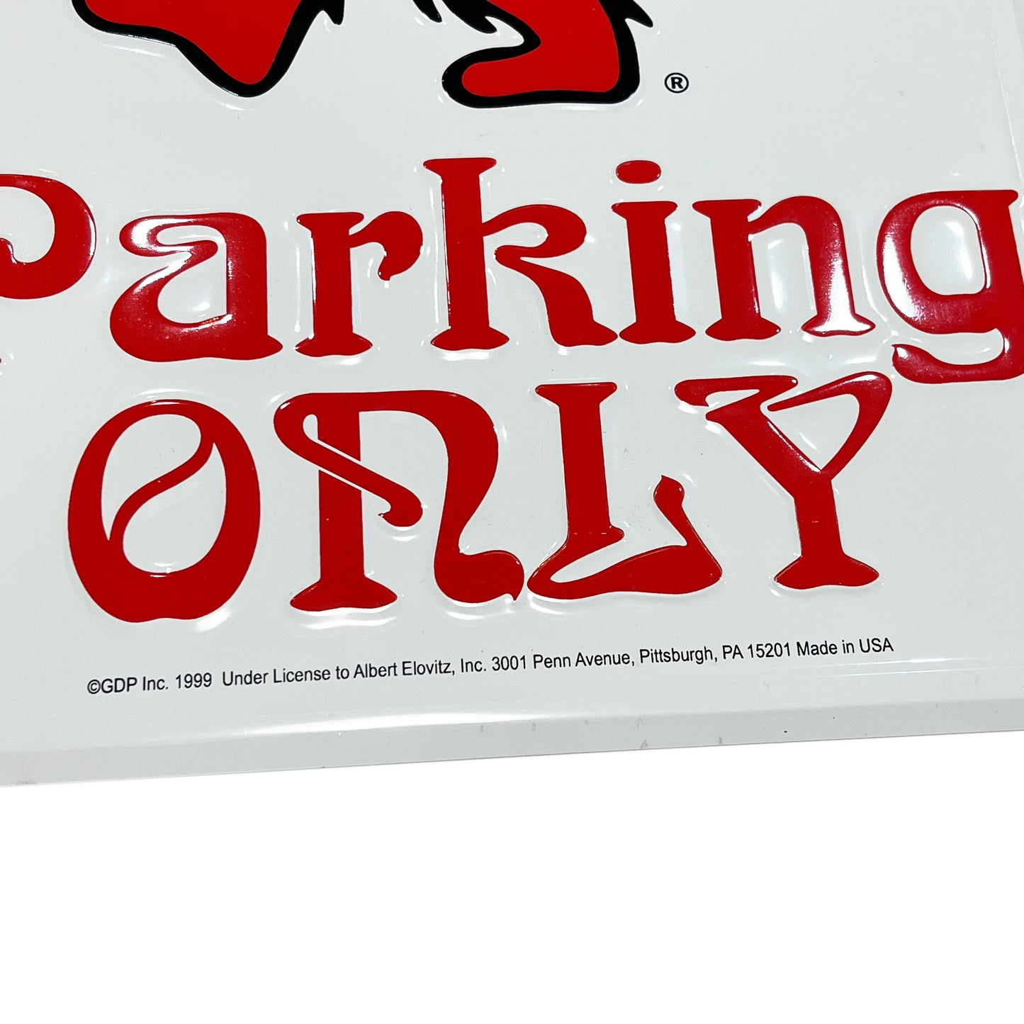 90's Gratefuldead "Deadheads" Metal Parking Sign アメリカ製 レア!